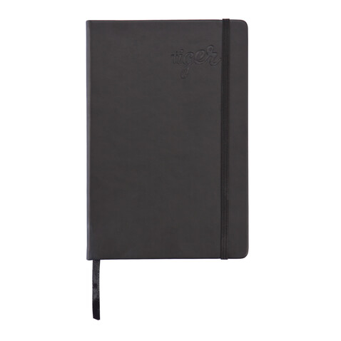 Deluxe Hardcover PU A5 Notizbuch schwarz bedrucken, Art.-Nr. P773.421 Deluxe Hardcover PU A5 Notizbuch schwarz bedrucken, Art.-Nr. P773.421