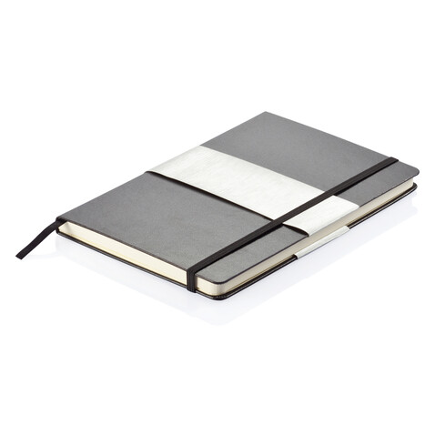 Deluxe Hardcover A5 Notizbuch schwarz bedrucken, Art.-Nr. P773.531 Deluxe Hardcover A5 Notizbuch schwarz bedrucken, Art.-Nr. P773.531