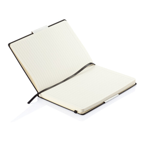 Deluxe Hardcover A5 Notizbuch schwarz bedrucken, Art.-Nr. P773.531 Deluxe Hardcover A5 Notizbuch schwarz bedrucken, Art.-Nr. P773.531