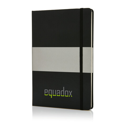 Deluxe Hardcover A5 Notizbuch schwarz bedrucken, Art.-Nr. P773.531 Deluxe Hardcover A5 Notizbuch schwarz bedrucken, Art.-Nr. P773.531