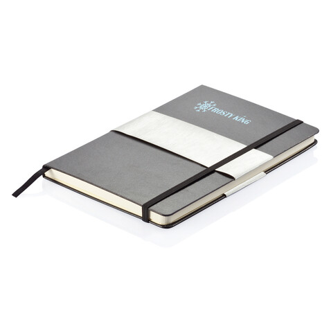 Deluxe Hardcover A5 Notizbuch schwarz bedrucken, Art.-Nr. P773.531 Deluxe Hardcover A5 Notizbuch schwarz bedrucken, Art.-Nr. P773.531
