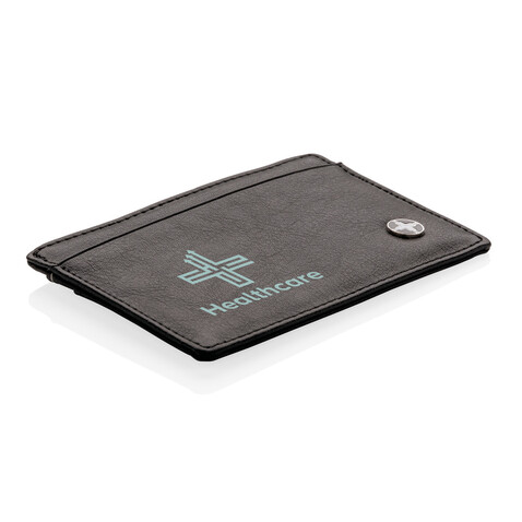 RFID Anti-Skimming Kartenhalter schwarz bedrucken, Art.-Nr. P820.420 RFID Anti-Skimming Kartenhalter schwarz bedrucken, Art.-Nr. P820.420