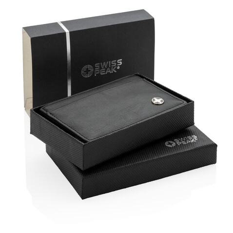 RFID Anti-Skimming Kartenhalter schwarz bedrucken, Art.-Nr. P820.420 RFID Anti-Skimming Kartenhalter schwarz bedrucken, Art.-Nr. P820.420
