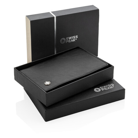 RFID Anti-Skimming Ausweismappe schwarz bedrucken, Art.-Nr. P820.430