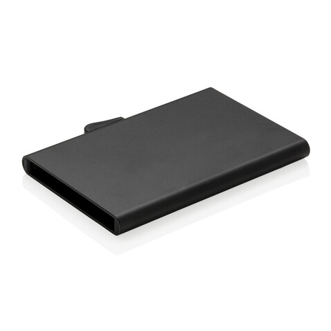 C-Secure Aluminium RFID Kartenhalter schwarz bedrucken, Art.-Nr. P820.491