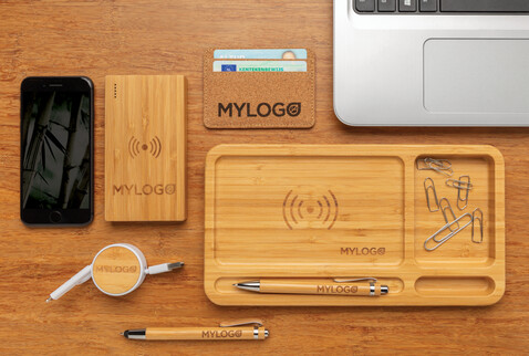 Kork RFID Slim-Wallet braun bedrucken, Art.-Nr. P820.879