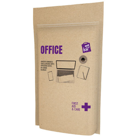 MyKit Erste-Hilfe fürs Büro in Papiertasche, weiss bedrucken, Art.-Nr. 1Z261801 MyKit Erste-Hilfe fürs Büro in Papiertasche, weiss bedrucken, Art.-Nr. 1Z261801