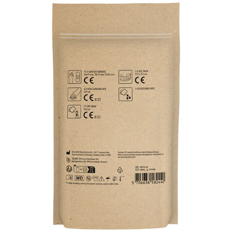 MyKit Erste-Hilfe fürs Büro in Papiertasche, weiss bedrucken, Art.-Nr. 1Z261801 MyKit Erste-Hilfe fürs Büro in Papiertasche, weiss bedrucken, Art.-Nr. 1Z261801