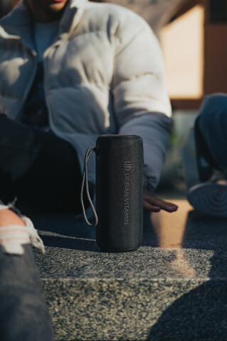 Urban Vitamin Pacific Grove 30W IPX7 Speaker aus RCS Plastik schwarz bedrucken, Art.-Nr. P331.511