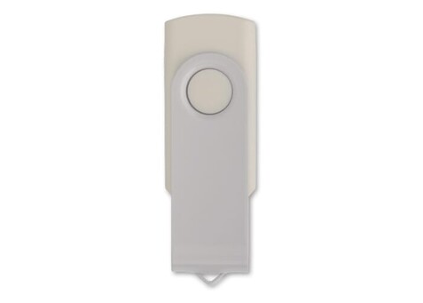 4GB USB-Stick Twister - Weiss bedrucken, Art.-Nr. LT26402-N0001