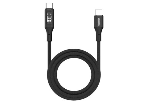 Sitecom CA-1005 USB-C to USB-C Power cable with LED display - Schwarz bedrucken, Art.-Nr. LT40604-N0002 Sitecom CA-1005 USB-C to USB-C Power cable with LED display - Schwarz bedrucken, Art.-Nr. LT40604-N0002