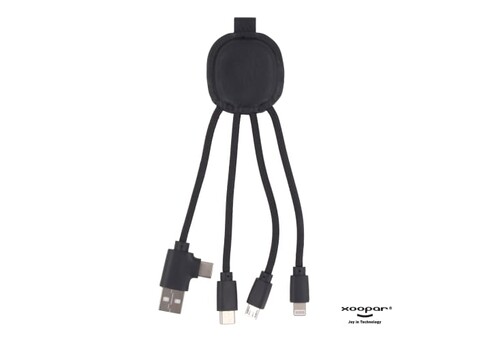 4000 | Xoopar Iné Smart Charging cable with NFC - Schwarz bedrucken, Art.-Nr. LT41013-N0002 4000 | Xoopar Iné Smart Charging cable with NFC - Schwarz bedrucken, Art.-Nr. LT41013-N0002