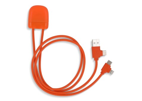 Xoopar Ice-C Charging cable - Orange bedrucken, Art.-Nr. LT41018-N0026 Xoopar Ice-C Charging cable - Orange bedrucken, Art.-Nr. LT41018-N0026