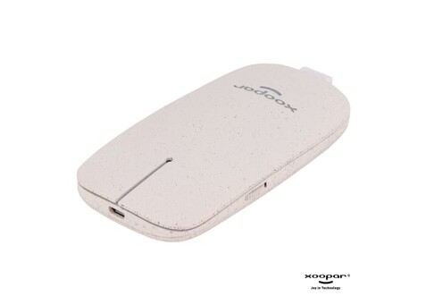 2305 | Xoopar Pokket Wireless Mouse - Natur bedrucken, Art.-Nr. LT41307-N0094