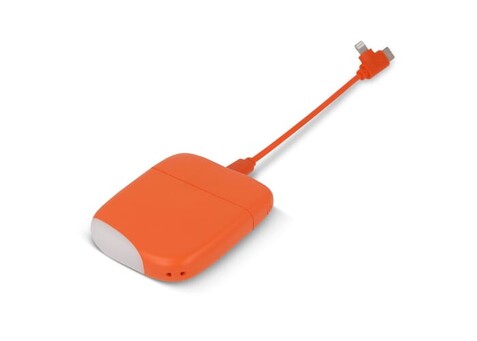 Xoopar ICE P Powerbank 5000mAh - Orange bedrucken, Art.-Nr. LT41412-N0026