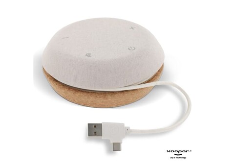 3189 | Xoopar Meetair Conference Speaker - Natur bedrucken, Art.-Nr. LT41712-N0094 3189 | Xoopar Meetair Conference Speaker - Natur bedrucken, Art.-Nr. LT41712-N0094