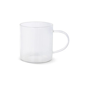Kaffeeglas mit Griff Vardez 300 ml - Transparent bedrucken, Art.-Nr. LT50561-N0004