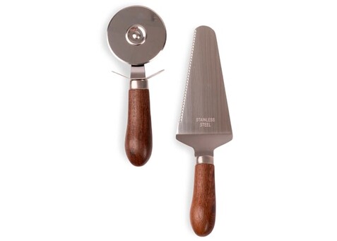 Sagaform Astrid Pizza/Kuchen-Set 2 Stück - Holz bedrucken, Art.-Nr. LT52049-N0093 Sagaform Astrid Pizza/Kuchen-Set 2 Stück - Holz bedrucken, Art.-Nr. LT52049-N0093
