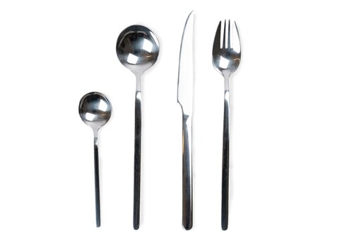 Sagaform Frank Besteck Set 16 Teile - Silber bedrucken, Art.-Nr. LT52055-N0005