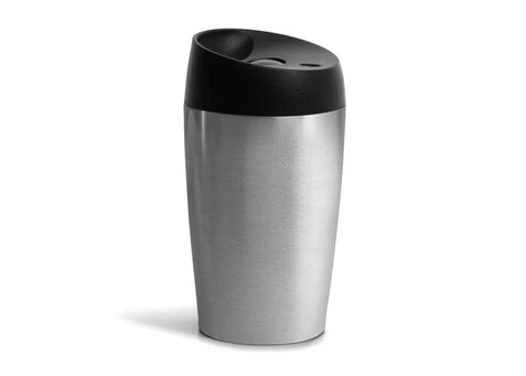 Sagaform Loke Reisebecher 240ml - Silber bedrucken, Art.-Nr. LT52100-N0005 Sagaform Loke Reisebecher 240ml - Silber bedrucken, Art.-Nr. LT52100-N0005