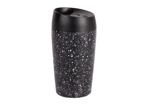 Sagaform Loke Reisebecher Splash 240ml - Schwarz / Weiss bedrucken, Art.-Nr. LT52105-N0201 Sagaform Loke Reisebecher Splash 240ml - Schwarz / Weiss bedrucken, Art.-Nr. LT52105-N0201
