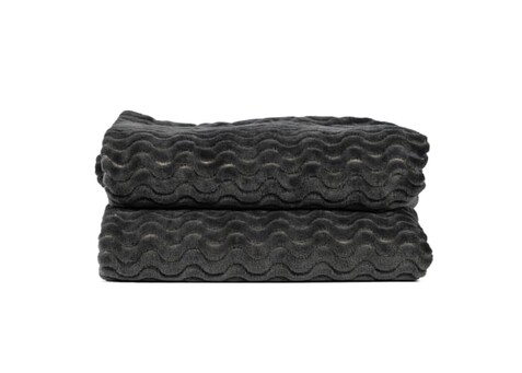 Sagaform Agnes Fleece Plaid 130x170 cm - Dunkelgrau bedrucken, Art.-Nr. LT52123-N0060 Sagaform Agnes Fleece Plaid 130x170 cm - Dunkelgrau bedrucken, Art.-Nr. LT52123-N0060