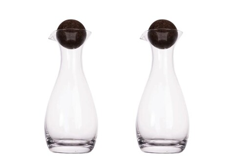 Sagaform Nature Öl-/Essigkaraffen mit Korkstopfen 2-tlg. 300ml - Transparent bedrucken, Art.-Nr. LT52203-N0004 Sagaform Nature Öl-/Essigkaraffen mit Korkstopfen 2-tlg. 300ml - Transparent bedrucken, Art.-Nr. LT52203-N0004