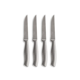 Sagaform Fredde BBQ-Messer 4er-Satz - Silber bedrucken, Art.-Nr. LT52221-N0005