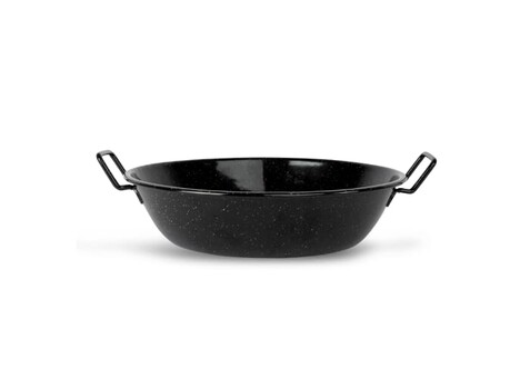 Sagaform Doris Emaillepfanne mittel - Schwarz bedrucken, Art.-Nr. LT52232-N0002