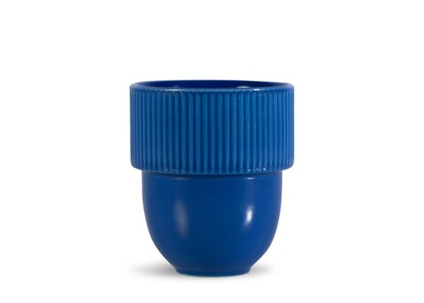 Sagaform Inka Tasse 270ml - Blau bedrucken, Art.-Nr. LT52236-N0011 Sagaform Inka Tasse 270ml - Blau bedrucken, Art.-Nr. LT52236-N0011