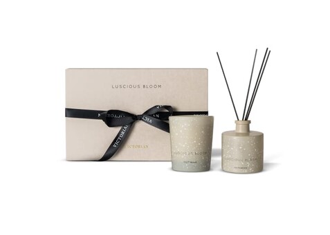 Victorian Luscious Bloom Kerze/Diffusor - Weiss bedrucken, Art.-Nr. LT53511-N0001 Victorian Luscious Bloom Kerze/Diffusor - Weiss bedrucken, Art.-Nr. LT53511-N0001