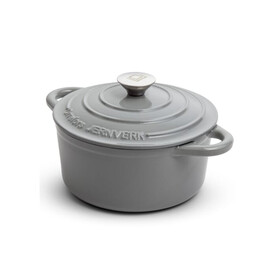 Orrefors Jernverk Emaillierte Eisenpfanne 2.8L - Hellgrau bedrucken, Art.-Nr. LT54009-N0062