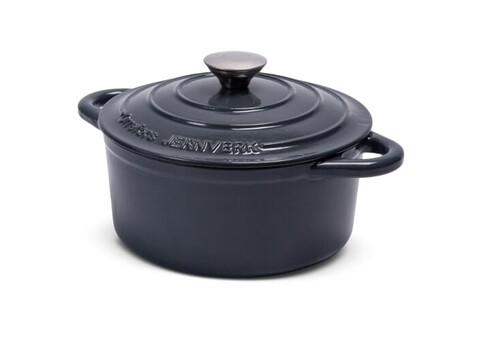 Orrefors Jernverk Emaillierte Eisenpfanne 2.8L - Grau bedrucken, Art.-Nr. LT54009-N0061