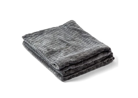 Kosta Linnewafveri Fleece Plaid Jaquard 130x170 cm - Dunkelgrau bedrucken, Art.-Nr. LT54502-N0060 Kosta Linnewafveri Fleece Plaid Jaquard 130x170 cm - Dunkelgrau bedrucken, Art.-Nr. LT54502-N0060