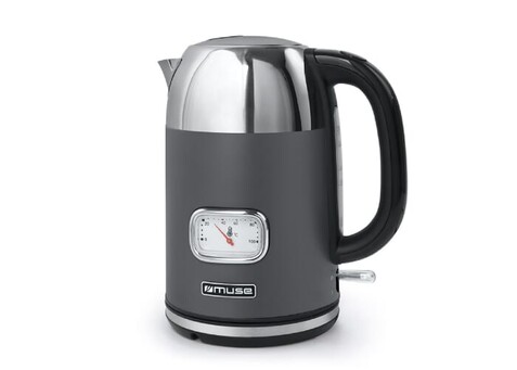 Muse Wasserkocher 1,7 Liter - Dunkelgrau bedrucken, Art.-Nr. LT55010-N0060 Muse Wasserkocher 1,7 Liter - Dunkelgrau bedrucken, Art.-Nr. LT55010-N0060