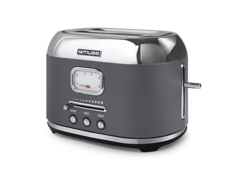 Muse Toaster 1000 Watt - Dunkelgrau bedrucken, Art.-Nr. LT55011-N0060 Muse Toaster 1000 Watt - Dunkelgrau bedrucken, Art.-Nr. LT55011-N0060