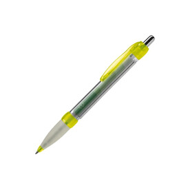 Banner Pen Transparent - Transparent / Gelb bedrucken, Art.-Nr. LT80388-N0441