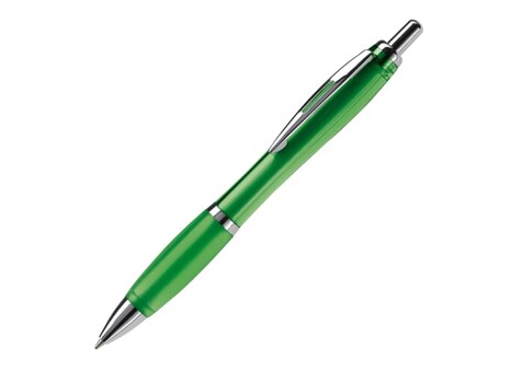Kugelschreiber Hawaï transparent - Transparent / Grün bedrucken, Art.-Nr. LT80423-N0431