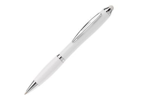 Kugelschreiber Hawaï Stylus weiß - Weiss / Weiss bedrucken, Art.-Nr. LT80433-N0101 Kugelschreiber Hawaï Stylus weiß - Weiss / Weiss bedrucken, Art.-Nr. LT80433-N0101