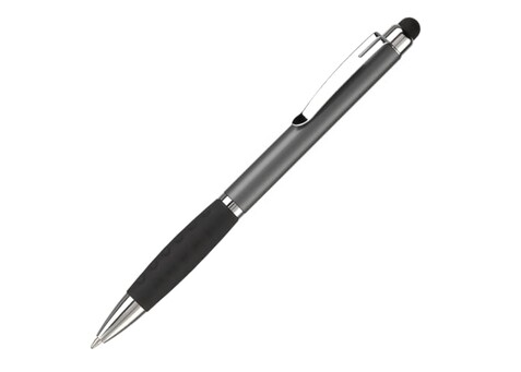 Kugelschreiber Mercurius mit Touch - Dunkelgrau bedrucken, Art.-Nr. LT80494-N0060 Kugelschreiber Mercurius mit Touch - Dunkelgrau bedrucken, Art.-Nr. LT80494-N0060
