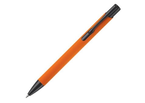 Kugelschreiber Alicante Softtouch - Orange / Schwarz bedrucken, Art.-Nr. LT80537-N2602 Kugelschreiber Alicante Softtouch - Orange / Schwarz bedrucken, Art.-Nr. LT80537-N2602