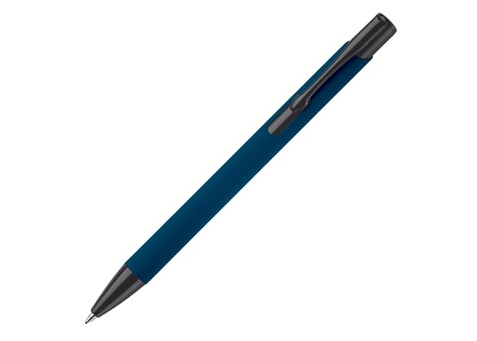 Kugelschreiber Alicante Softtouch - Dunkelblau / Schwarz bedrucken, Art.-Nr. LT80537-N1002 Kugelschreiber Alicante Softtouch - Dunkelblau / Schwarz bedrucken, Art.-Nr. LT80537-N1002