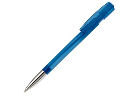 Kugelschreiber Nash Transparent mit Metallspitze - Transparent / Blau bedrucken, Art.-Nr. LT80805-N0411 Kugelschreiber Nash Transparent mit Metallspitze - Transparent / Blau bedrucken, Art.-Nr. LT80805-N0411