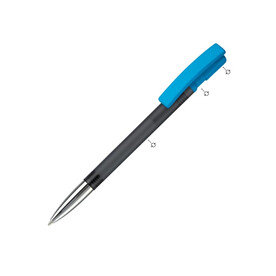 Kugelschreiber Nash Combi mit Metallspitze - Weiß/transparent / Neon Sortiment bedrucken, Art.-Nr. LT80806-N0999