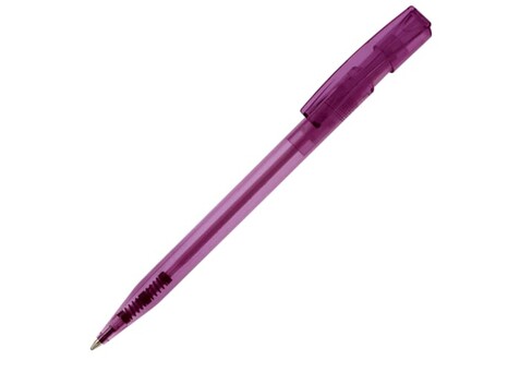 Kugelschreiber Nash Transparent - Transparent / Purple bedrucken, Art.-Nr. LT80816-N0472 Kugelschreiber Nash Transparent - Transparent / Purple bedrucken, Art.-Nr. LT80816-N0472