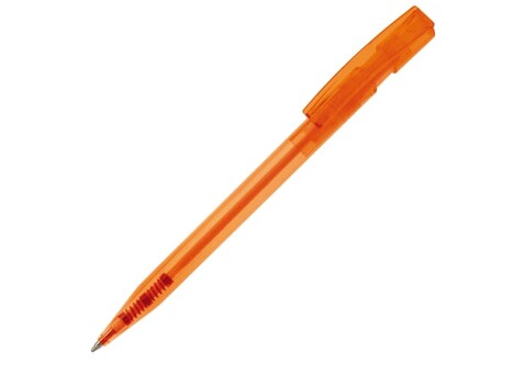 Kugelschreiber Nash Transparent - Transparent / Orange bedrucken, Art.-Nr. LT80816-N0426