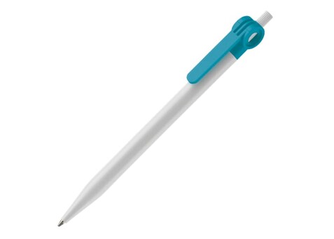 Kugelschreiber Futurepoint Hardcolour - Weiss / Türkis bedrucken, Art.-Nr. LT80886-N0137 Kugelschreiber Futurepoint Hardcolour - Weiss / Türkis bedrucken, Art.-Nr. LT80886-N0137