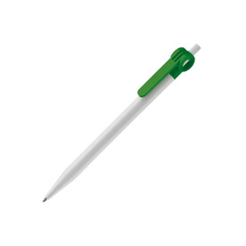 Kugelschreiber Futurepoint Hardcolour - Weiss / Grün bedrucken, Art.-Nr. LT80886-N0131