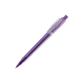 Kugelschreiber Baron &amp;#039;03 Ice Frosty - Ecru / Purple bedrucken, Art.-Nr. LT80902-N5472