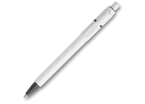 Kugelschreiber Baron hardcolour - Weiss / Grau bedrucken, Art.-Nr. LT80906-N0161 Kugelschreiber Baron hardcolour - Weiss / Grau bedrucken, Art.-Nr. LT80906-N0161